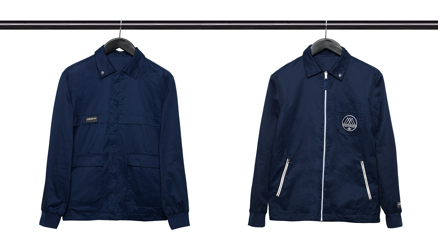 adidas spezial jacket blue