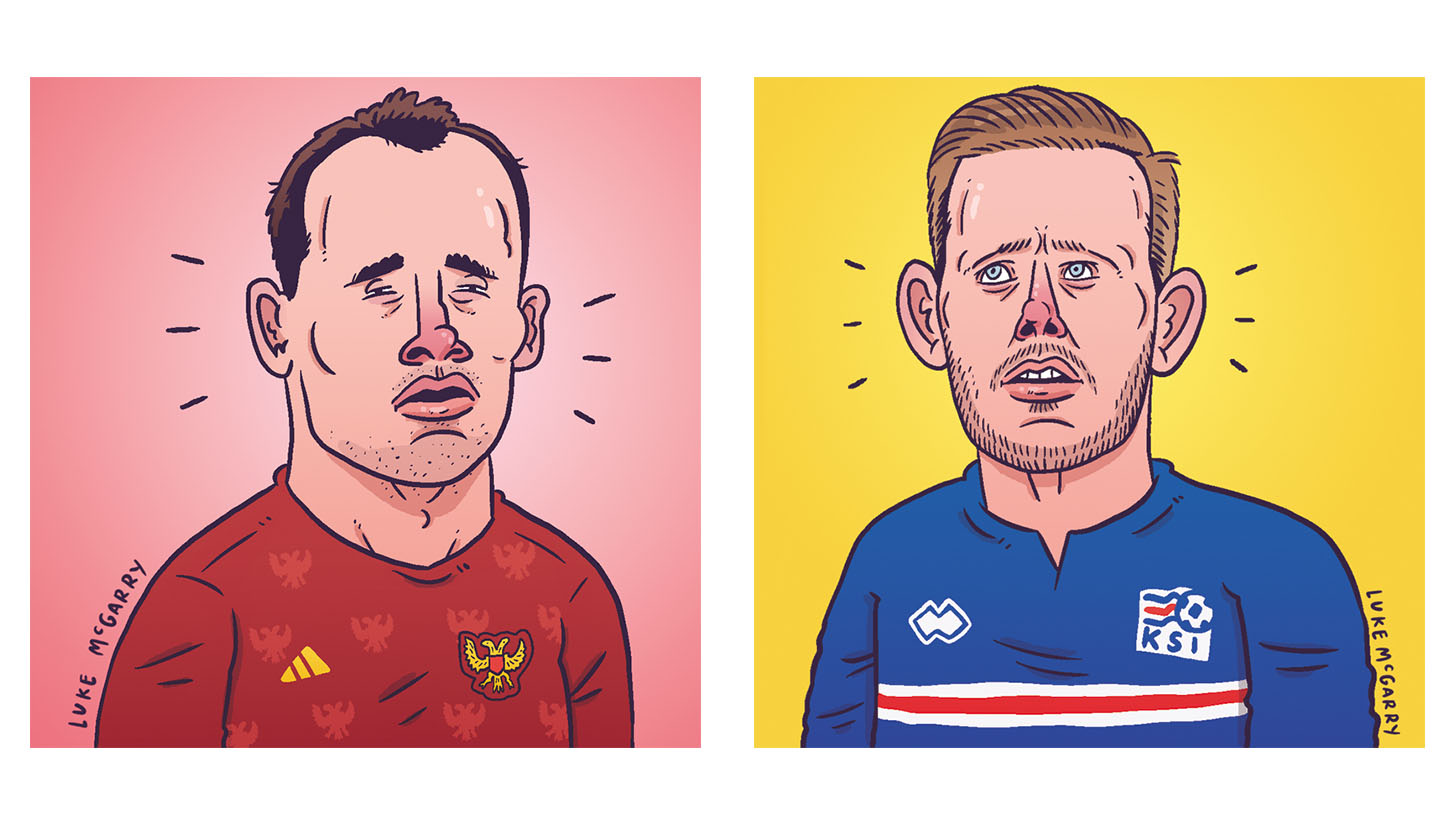 Luke McGarry EURO 2016 Illustrations - SoccerBible