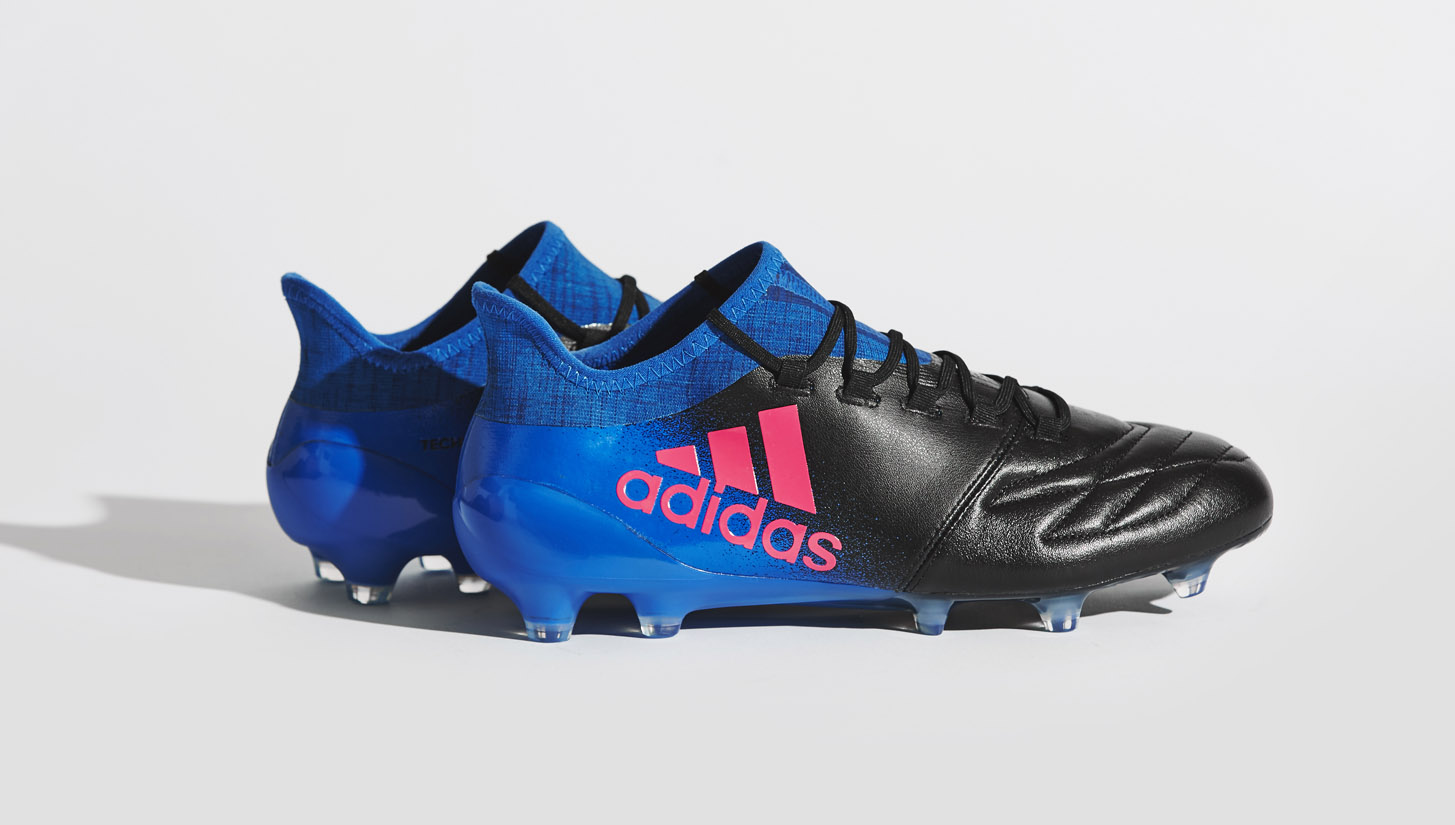 pink and blue adidas soccer cleats