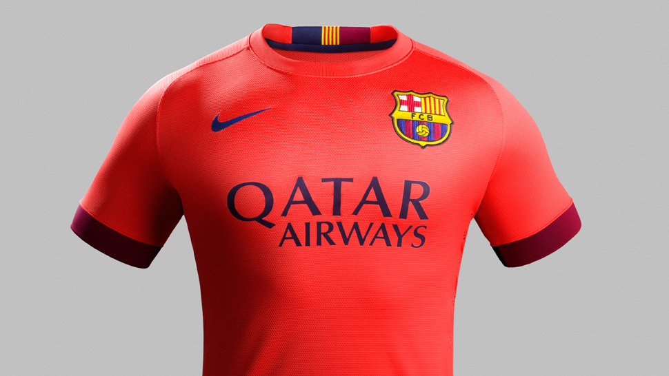 tegenkomen smal Per Nike FC Barcelona 2014/15 Away Shirt - SoccerBible