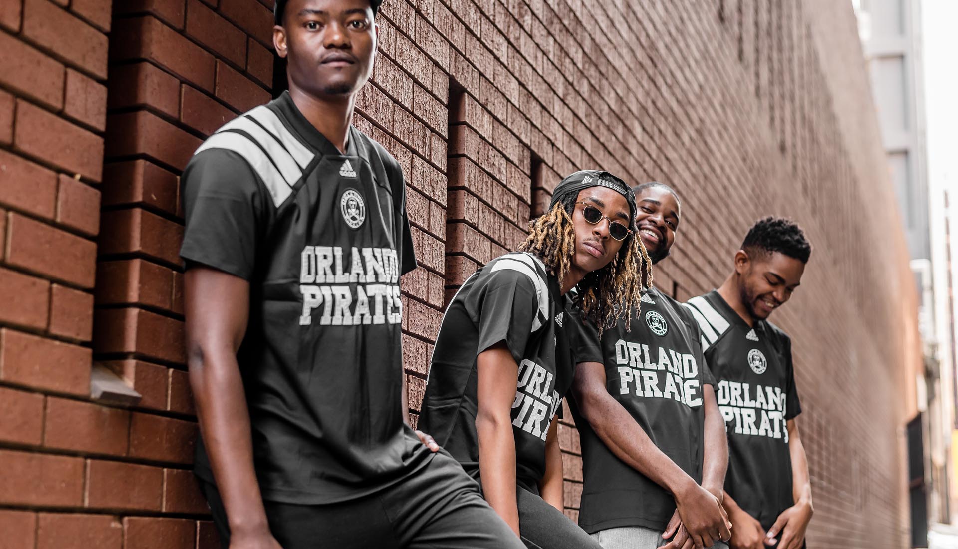 adidas Launch Bespoke Orlando Pirates Stadium Shirt - SoccerBible