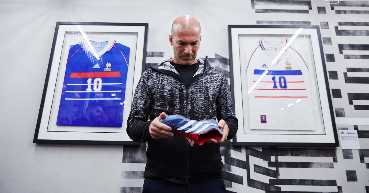Zinedine Zidane Opens adidas Football Store in Paris SoccerBible