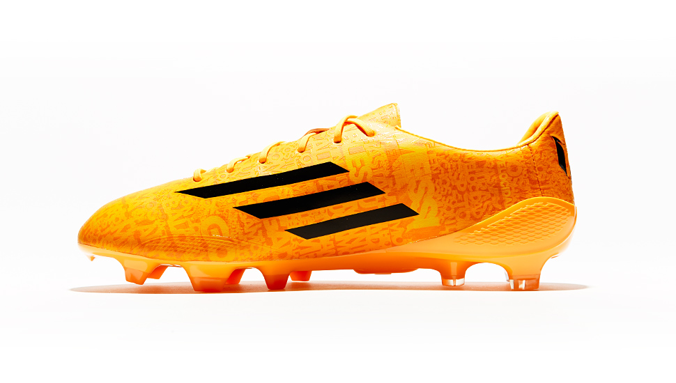 messi orange boots