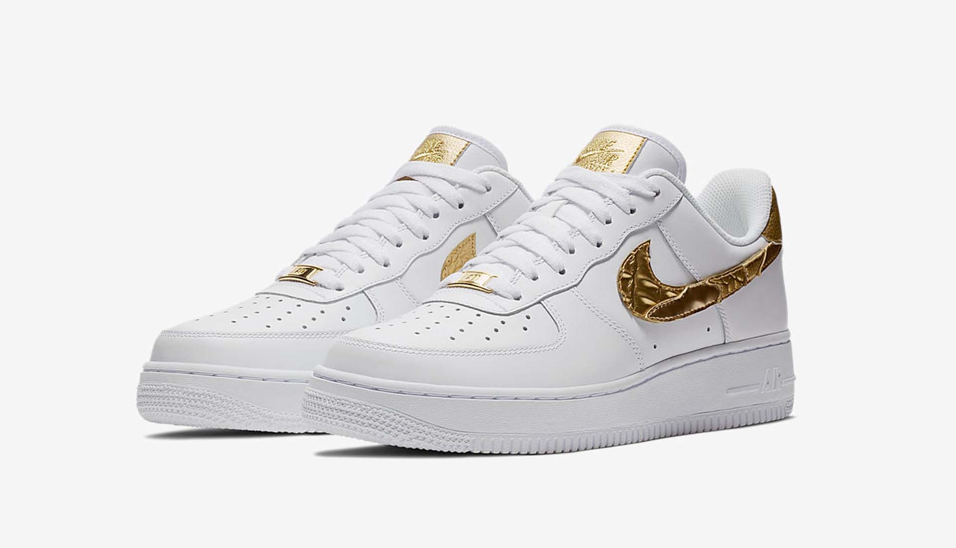 nike air force 1 cr7 golden patchwork