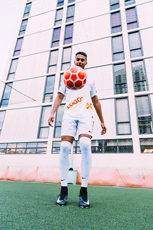 Virgil Abloh Off-White Football Kits at Art Basel Miami - SoccerBible