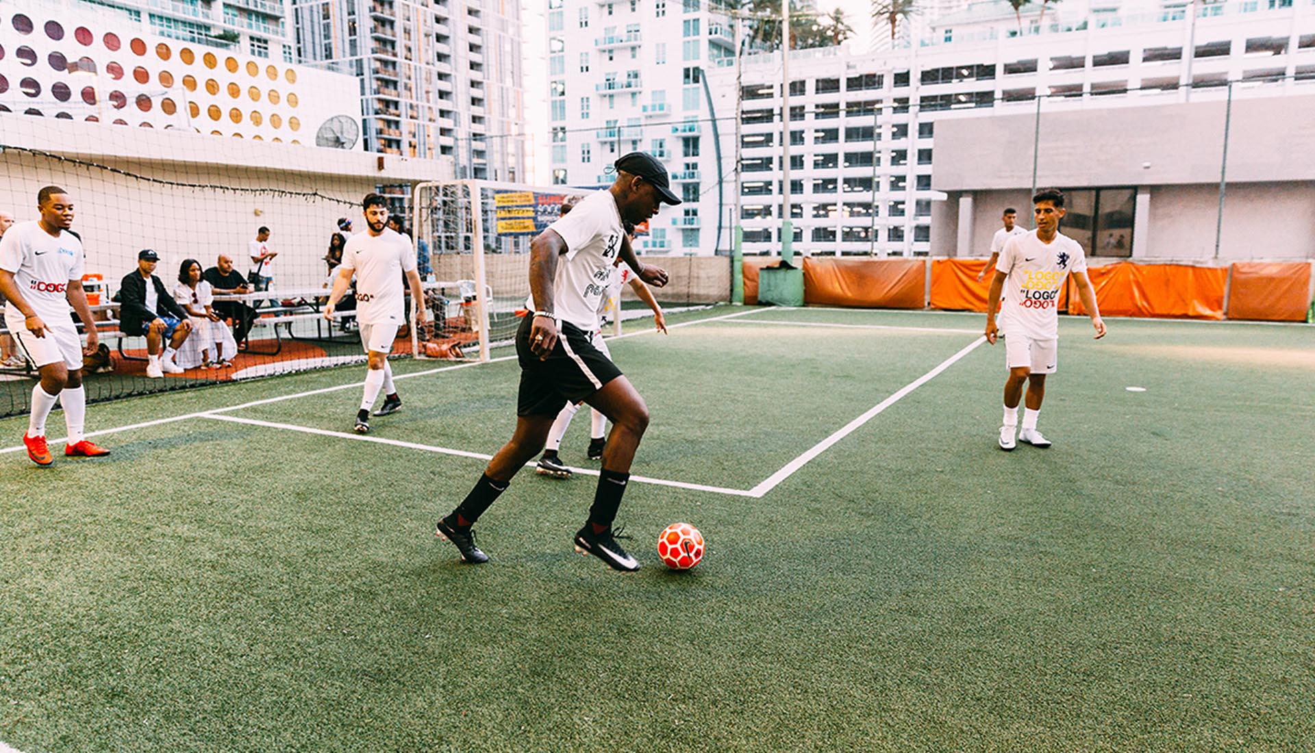 Virgil Abloh Off-White Football Kits at Art Basel Miami - SoccerBible