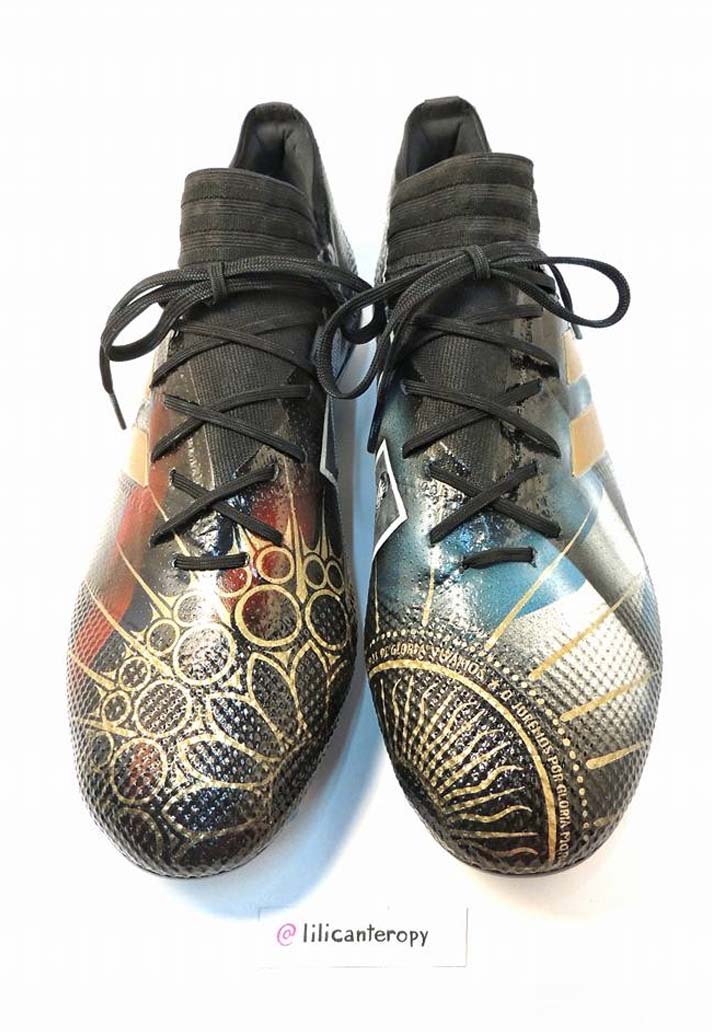 messi custom boots