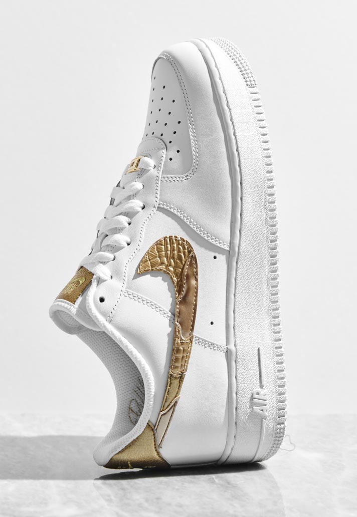 nike air force cr7 golden patchwork