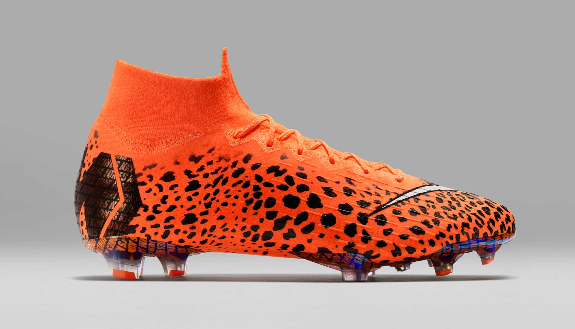 leopard print football boots