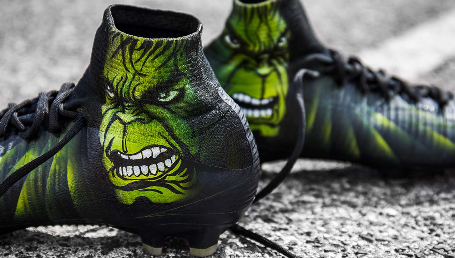 hulk football cleats