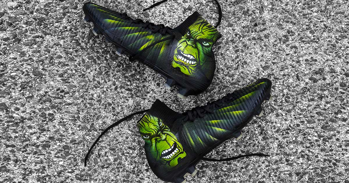 hulk football cleats