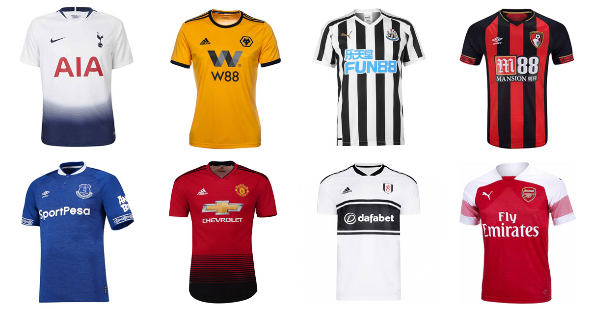 Ranking Every 2018/19 Premier League Home Shirt - SoccerBible