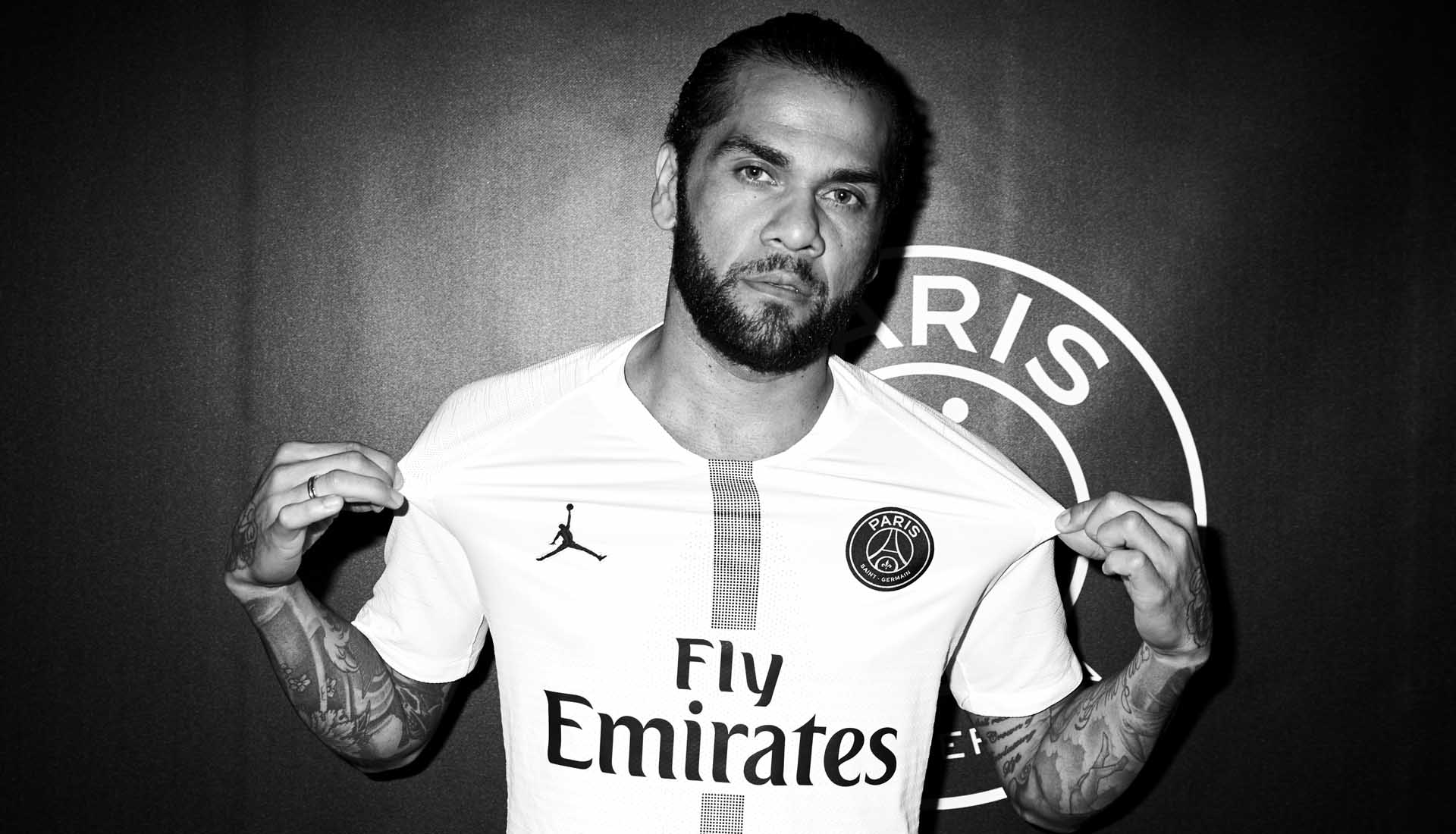 psg jordan jersey white