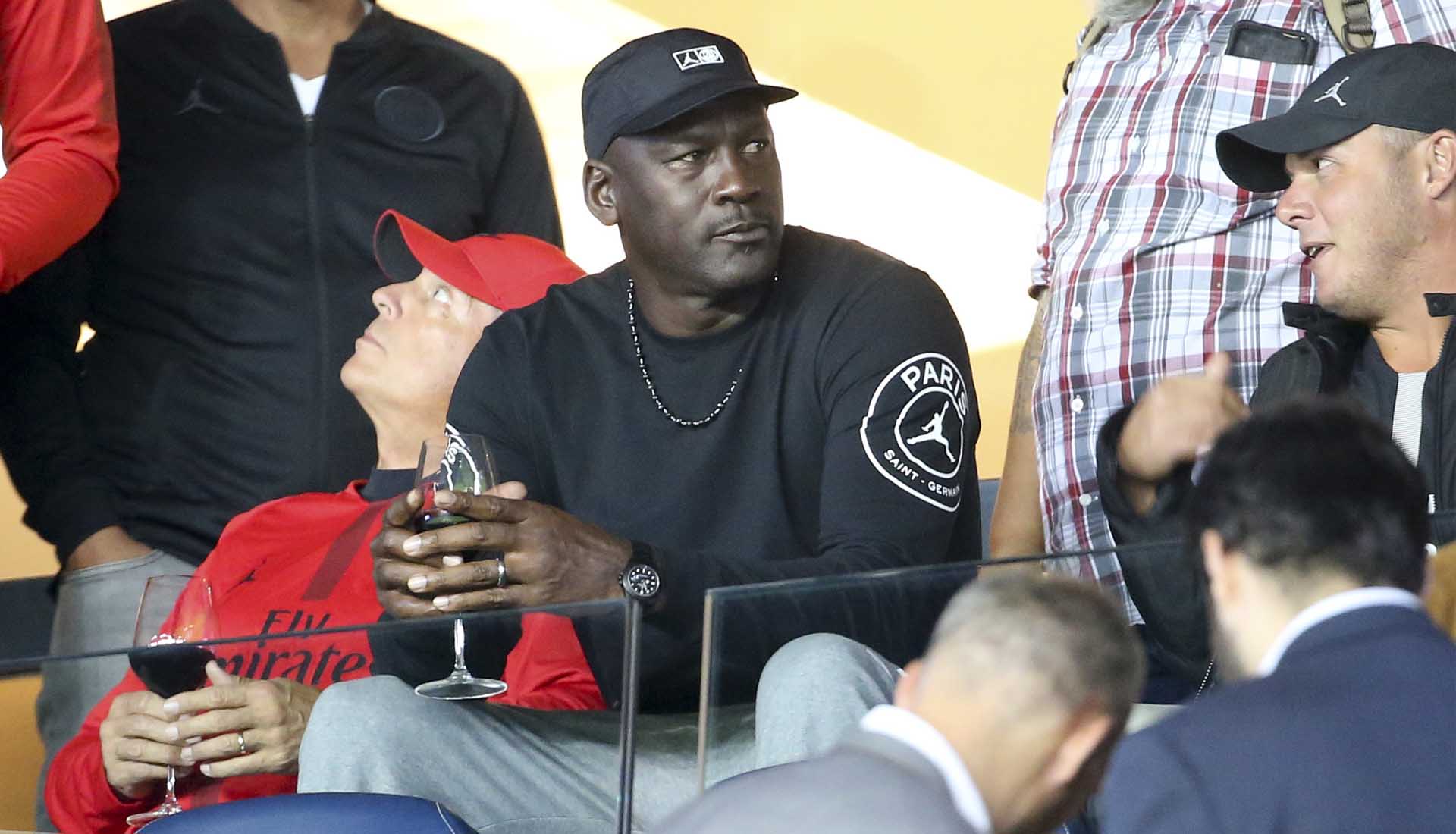 Michael Jordan Attends PSG Victory Over 