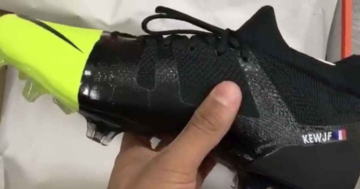 mbappe green cleats