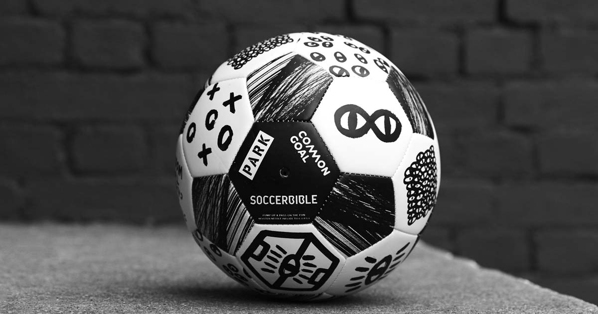 PARK x SoccerBible x Common Goal Launch "The Cambio" Ball SoccerBible