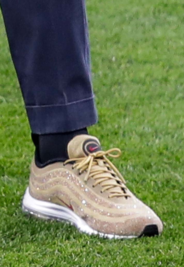 CR7 Wears Signature Swarovski Air Max 