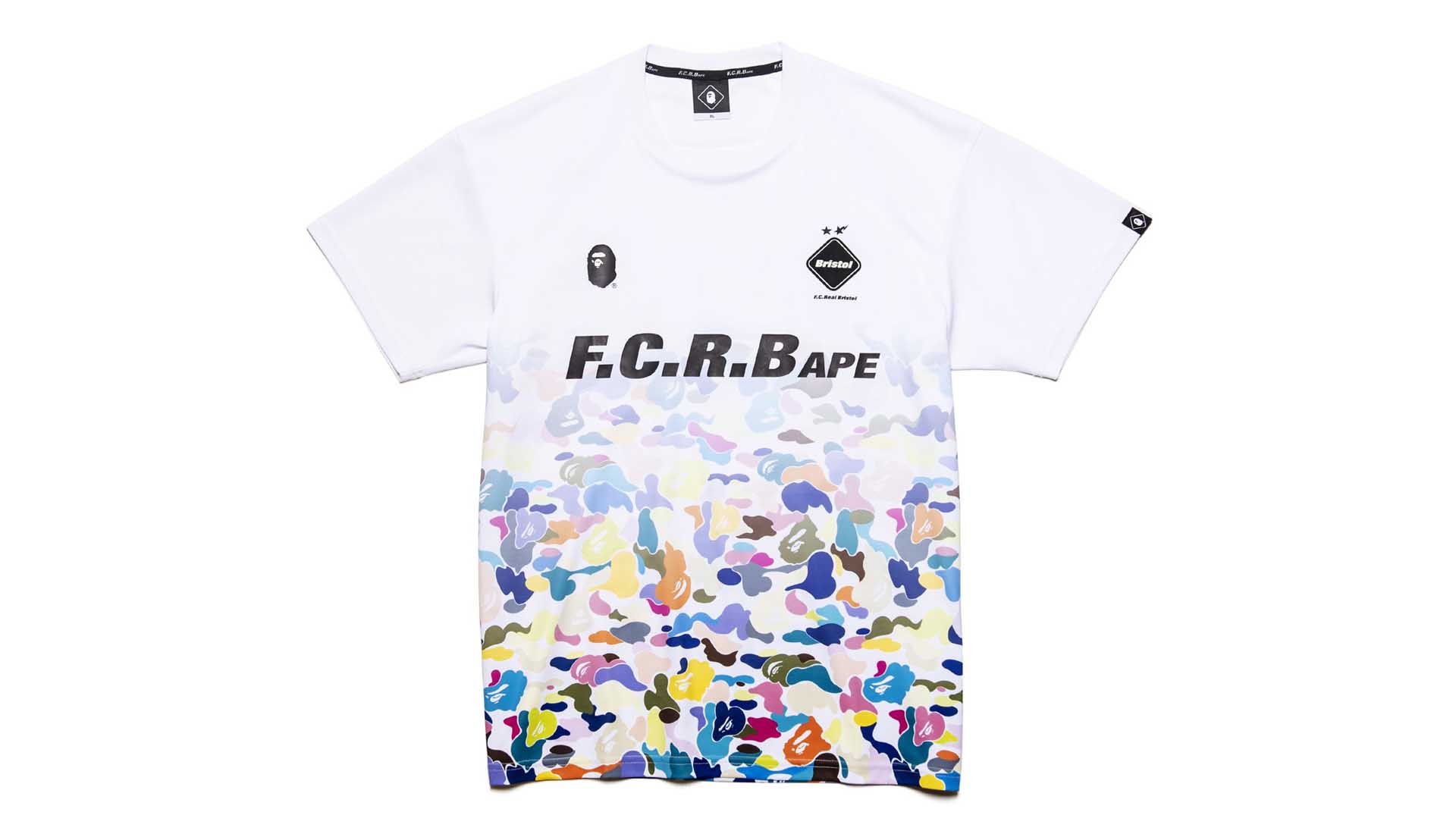 BAPE X FCRB 938 TEAM TEE White 2XL