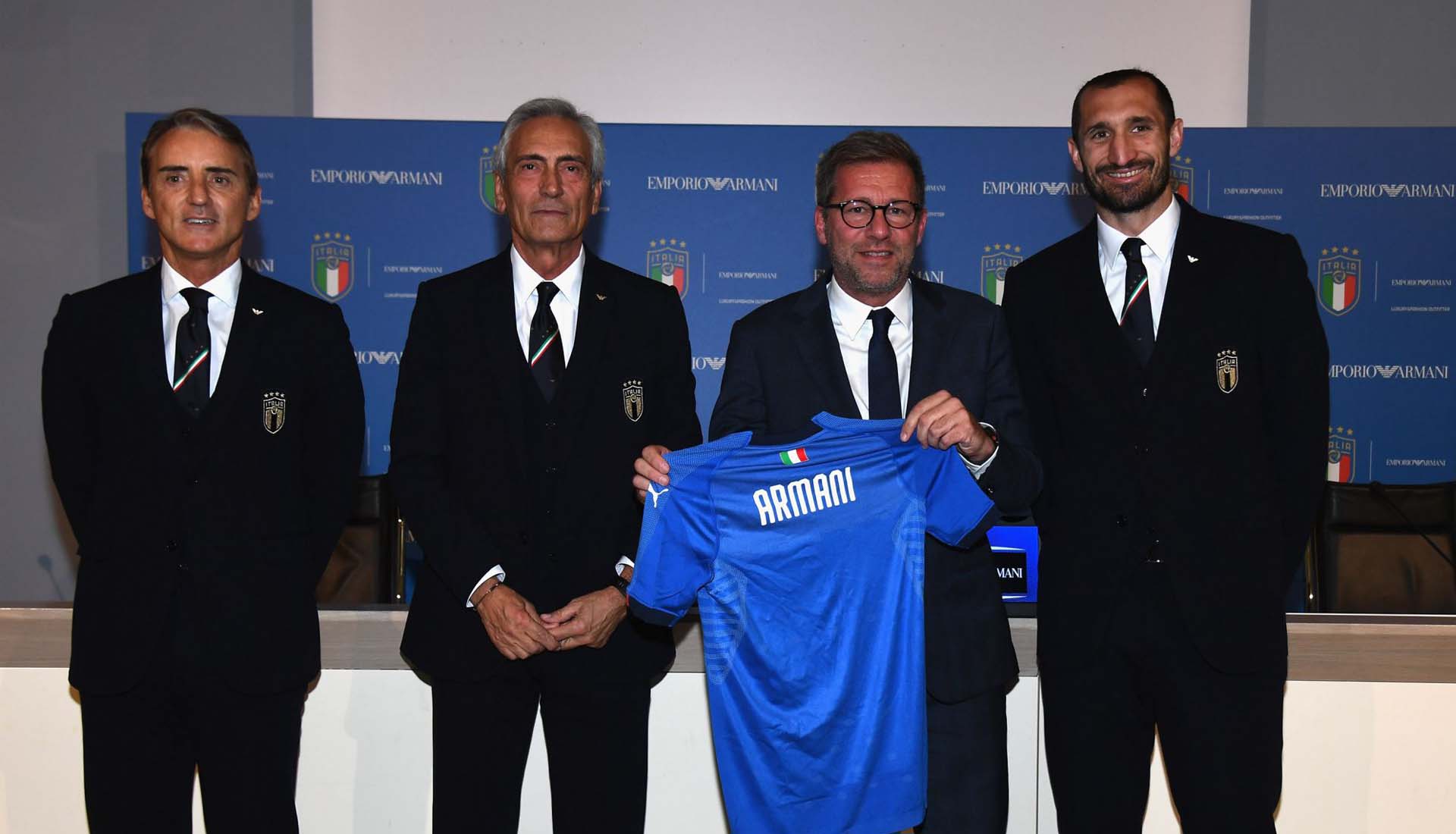 Italian Football Federation Announce Deal With Armani - SoccerBible