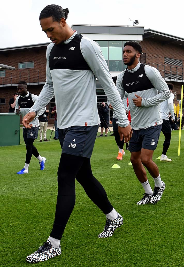 Virgil van Dijk Trains In Next 