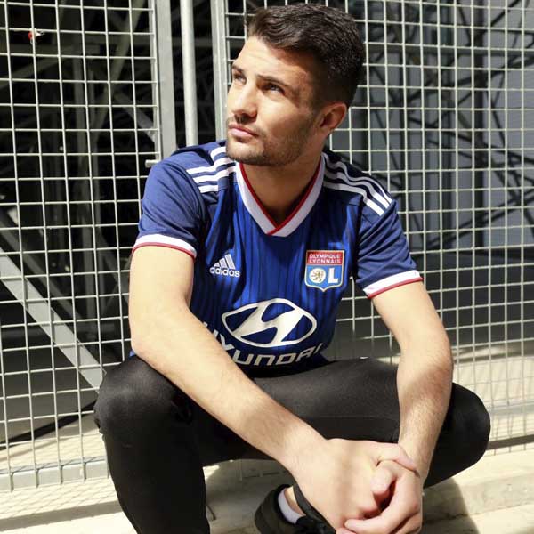 Olympique Lyon Away & Third 10/11 adidas Football Shirt - SoccerBible