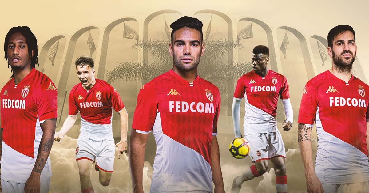 Kappa AS Monaco FC ASモナコ 20-21 ユニフォーム L ASモナコ 2020-21