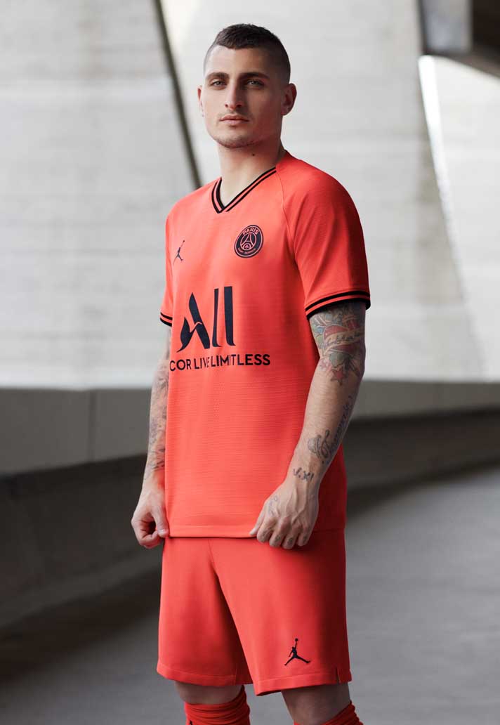 A Timeline of Jordan x PSG Kits On Pitch - SoccerBible